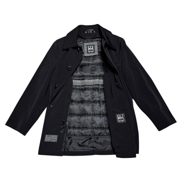 IKE BEHAR Winter Lined Insulated Business Casual Trench Jacket Coat Womens 10 - Picture 1 of 7